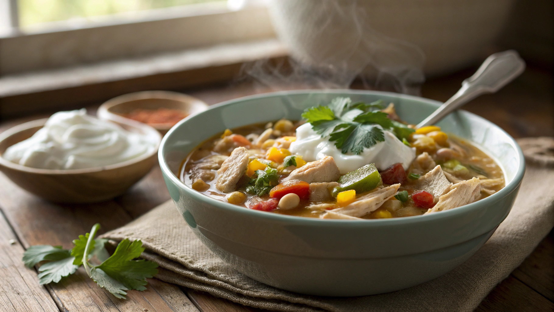 LowCarb White Chicken Chili Recipe