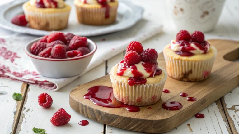 Luscious Raspberry Cheesecake Cupcakes Recipe