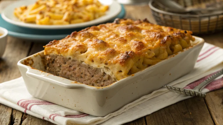 Mac And Cheese Meatloaf Casserole Recipe