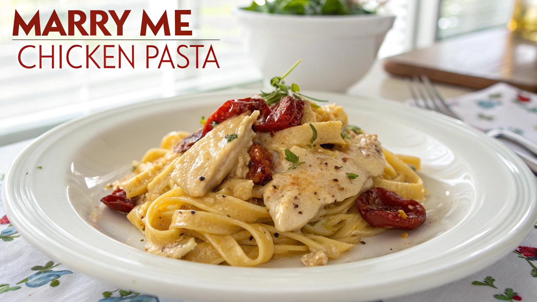 Marry Me Chicken Pasta Recipe