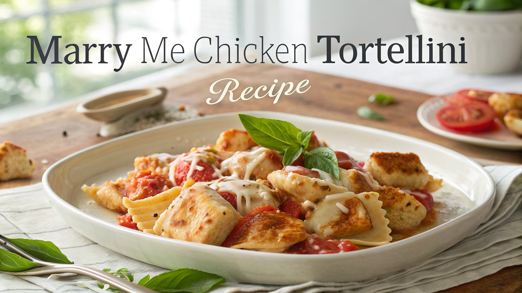 Marry Me Chicken Tortellini Recipe