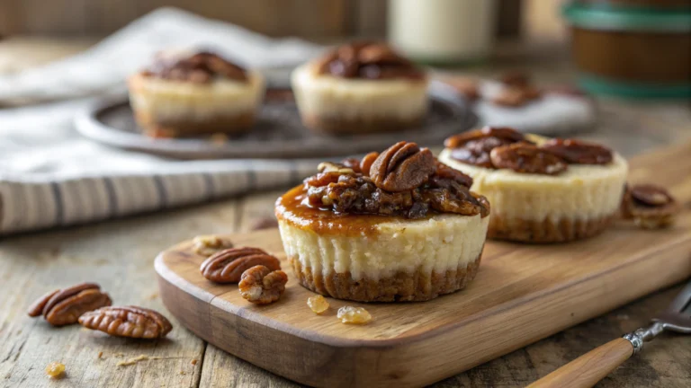 Mini Pecan Pie Cheesecakes Recipe