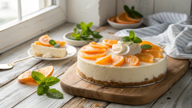 No Bake Orange Creamsicle Cheesecake Recipe