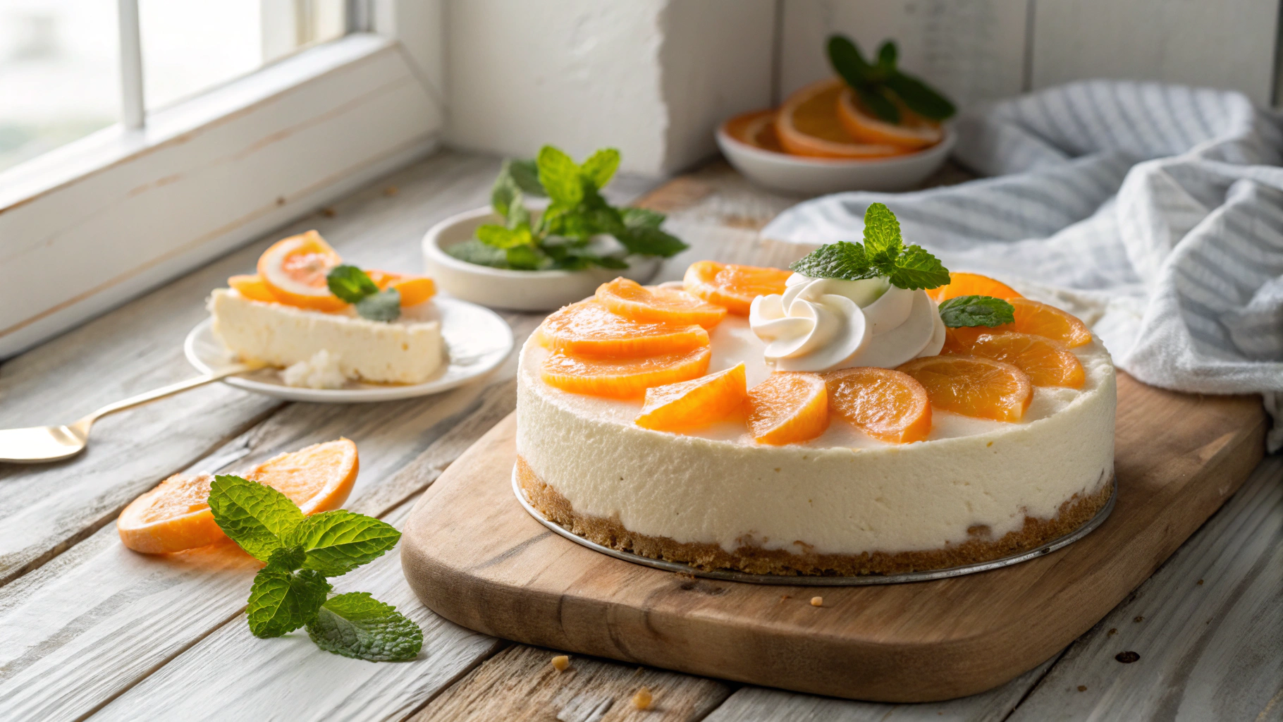 No Bake Orange Creamsicle Cheesecake Recipe