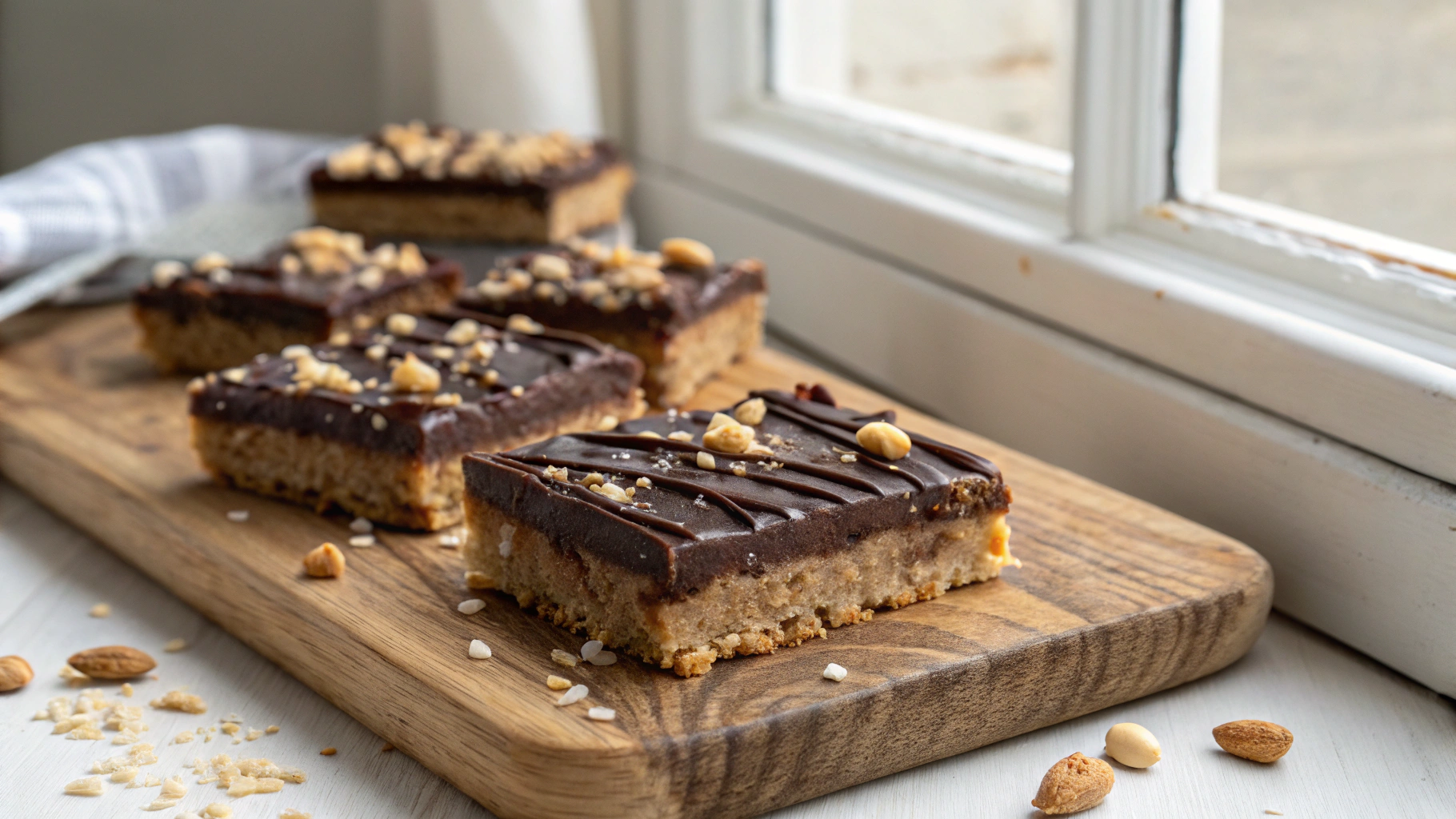Nobake Chocolate Peanut Butter Bars Recipe
