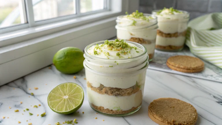 Nobake Key Lime Cheesecake Jars Recipe