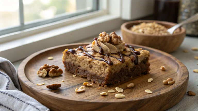 Peanut Butter Brownie Baked Oatmeal Recipe