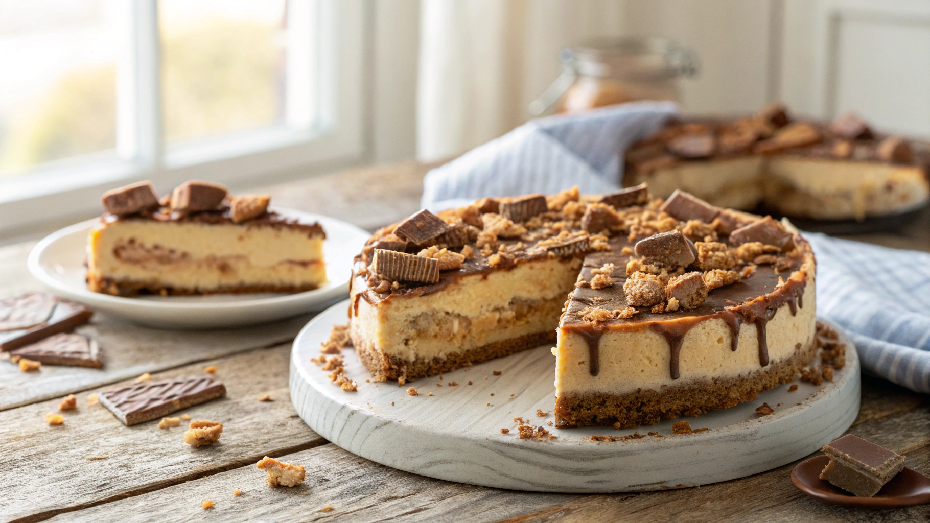 Peanut Butter Butterfinger Cheesecake Recipe