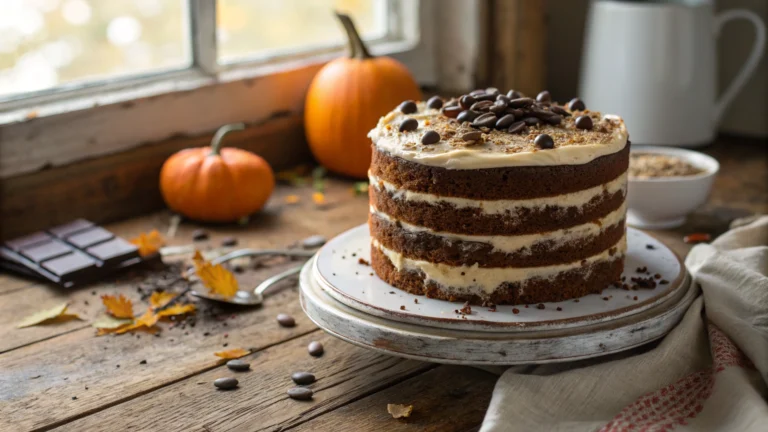 Pumpkin Chocolate Chip Layer Cake Recipe