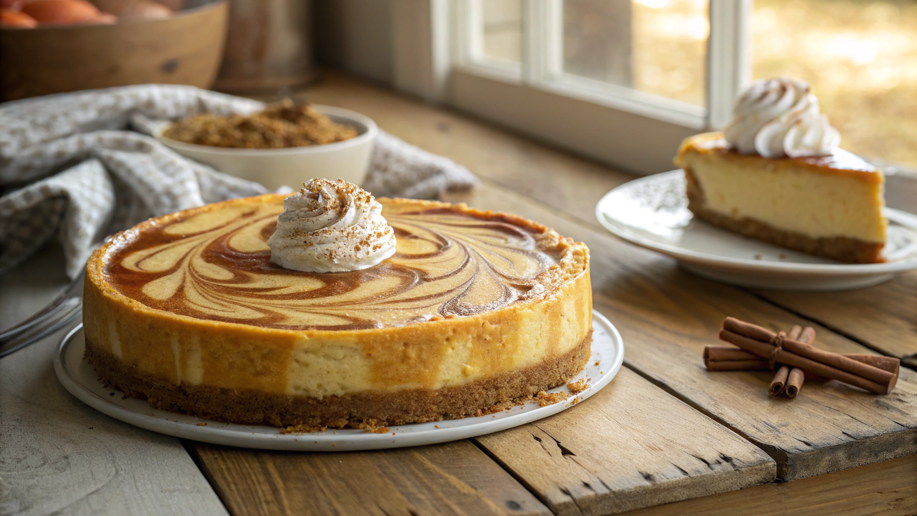 Pumpkin Swirl Cheesecake Recipe