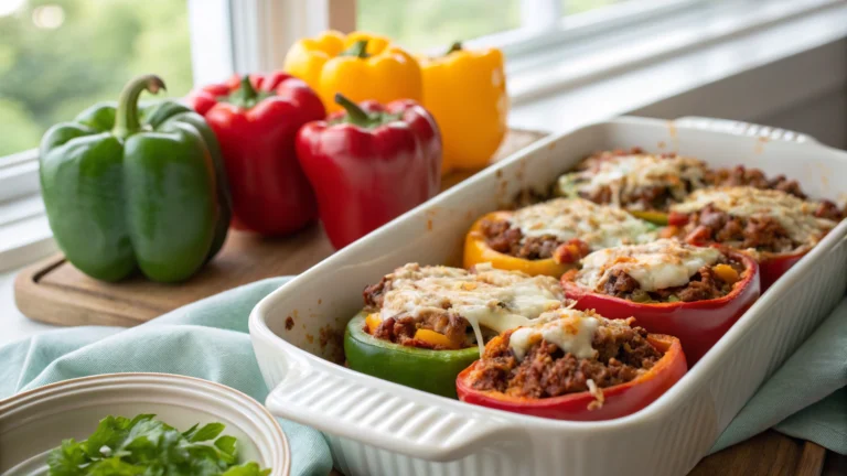 Quick And Simple Stuffed Pepper Casserole Recipe