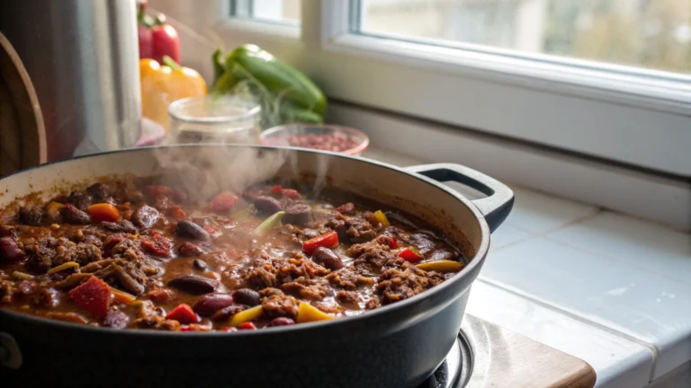 Quick Easy Chili Recipe on Stove Top