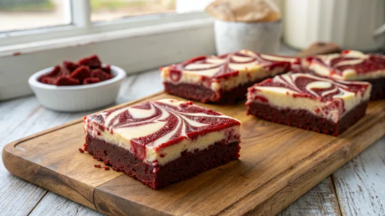 Red Velvet Cheesecake Swirl Brownies Recipe