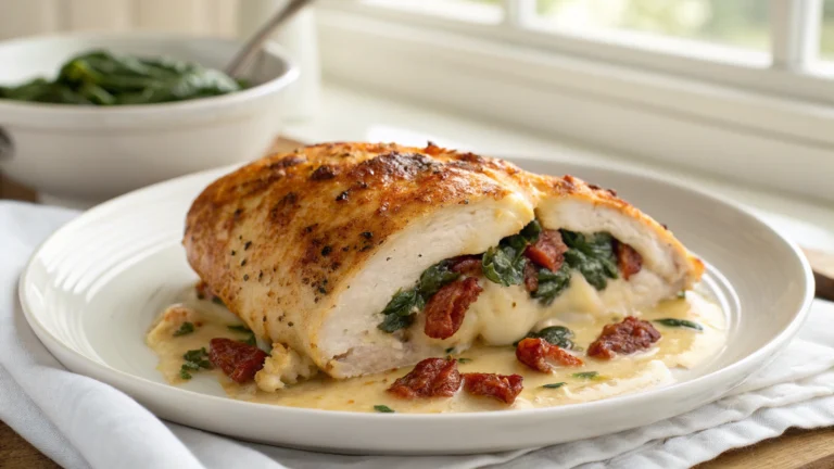 Ruth Chris Stuffed Chicken Copycat Recipe