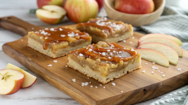 Salted Caramel Apple Pie Bars Recipe