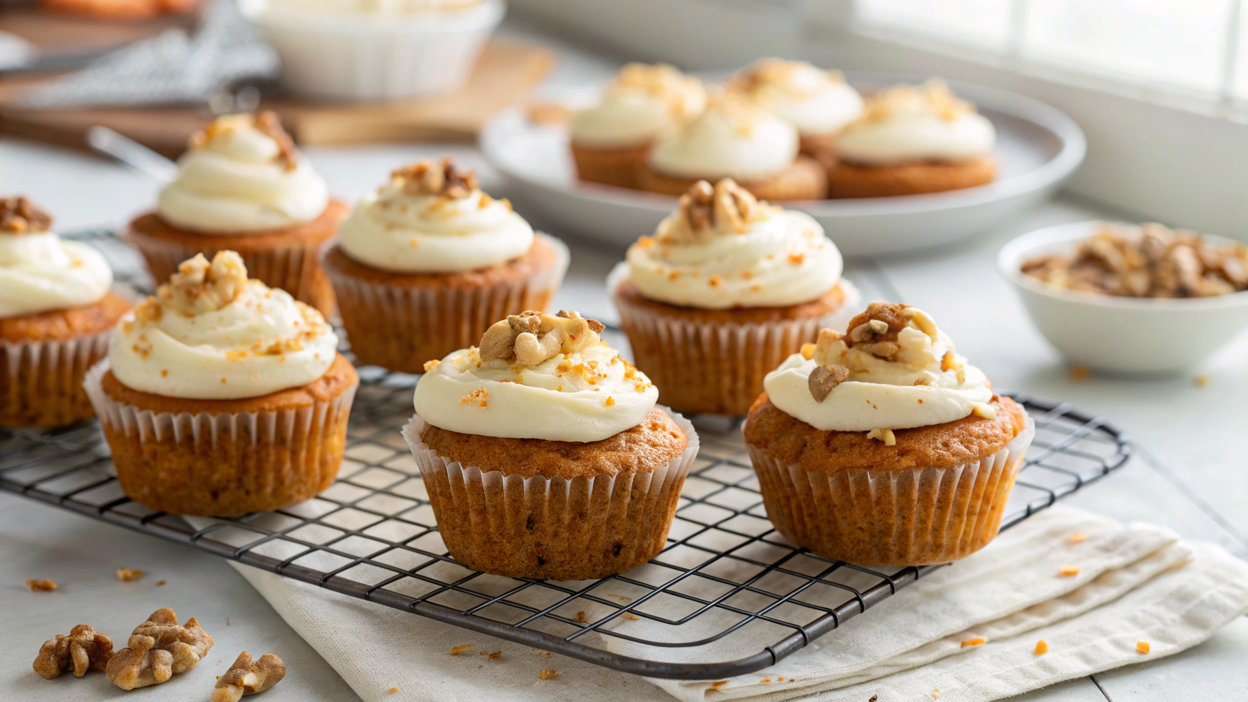 Simply Carrot Cake Cupcakes Recipe