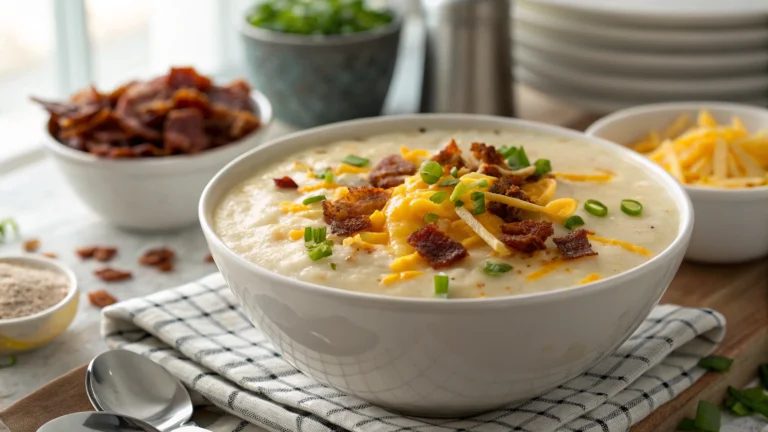 Slow Cooker Loaded Baked Potato Soup Recipe