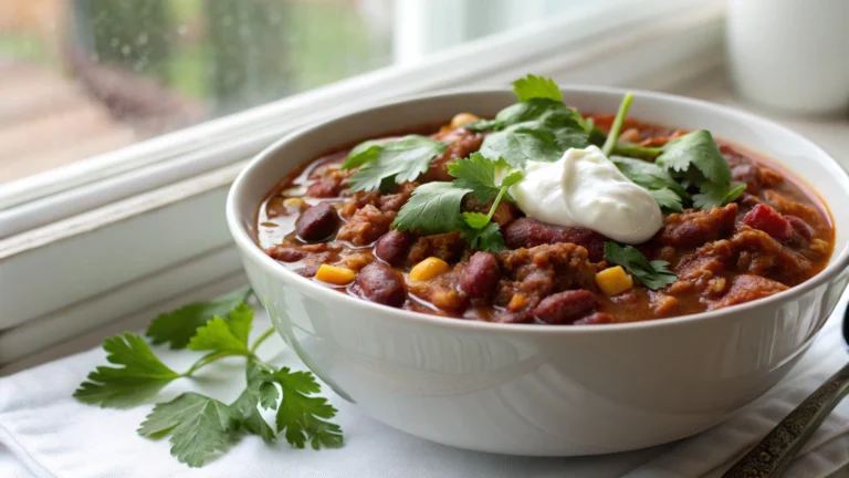 Slow Cooker Turkey Chili
