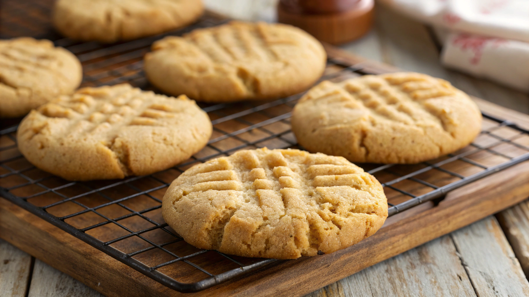 Soft and Thick Peanut Butter Cookies Recipe