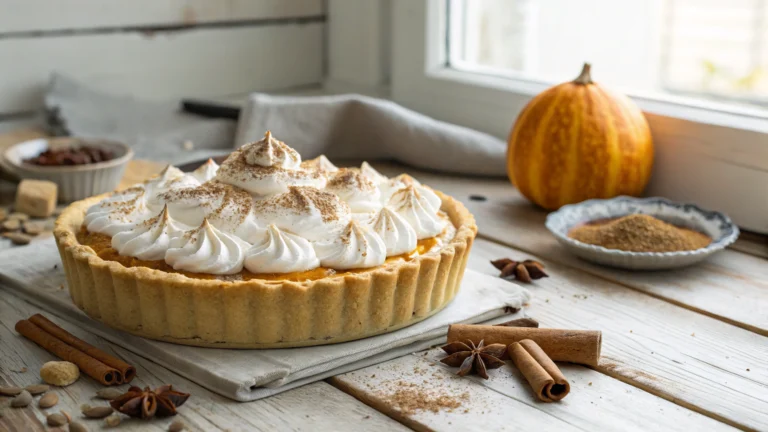 Spiced Chai Pumpkin Meringue Pie Recipe