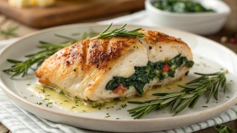 Spinach Stuffed Chicken Breast Recipe