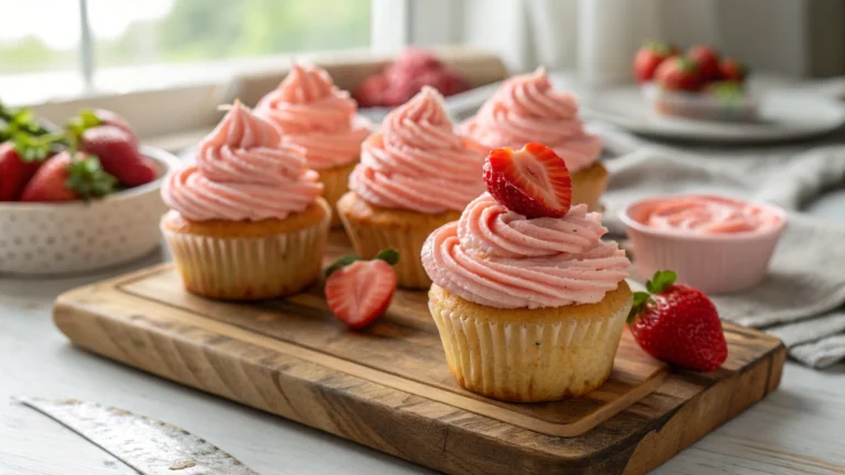 Strawberry Cupcakes With Strawberry Buttercream Recipe