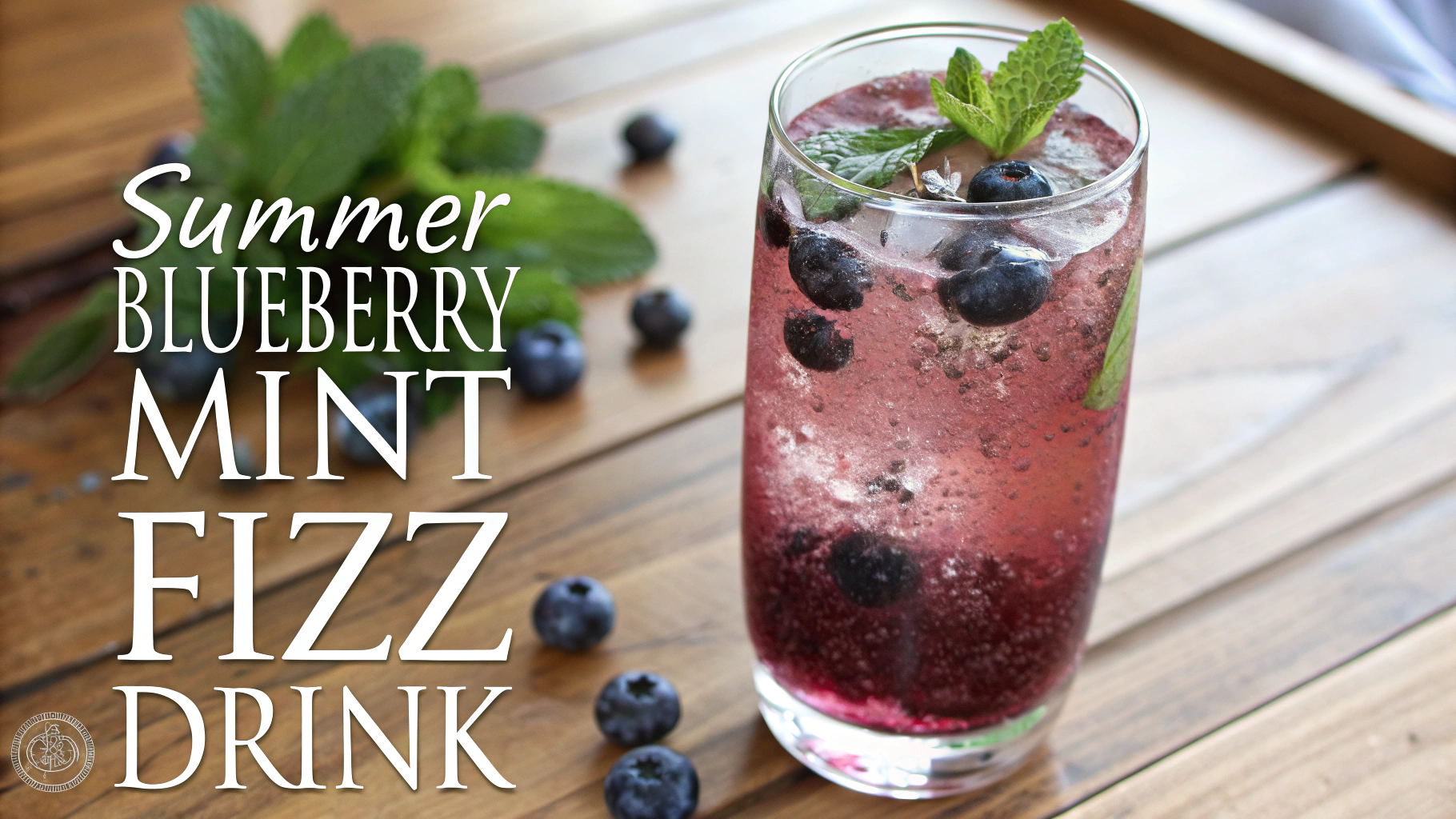 Summer Blueberry Mint Fizz Drink Recipe