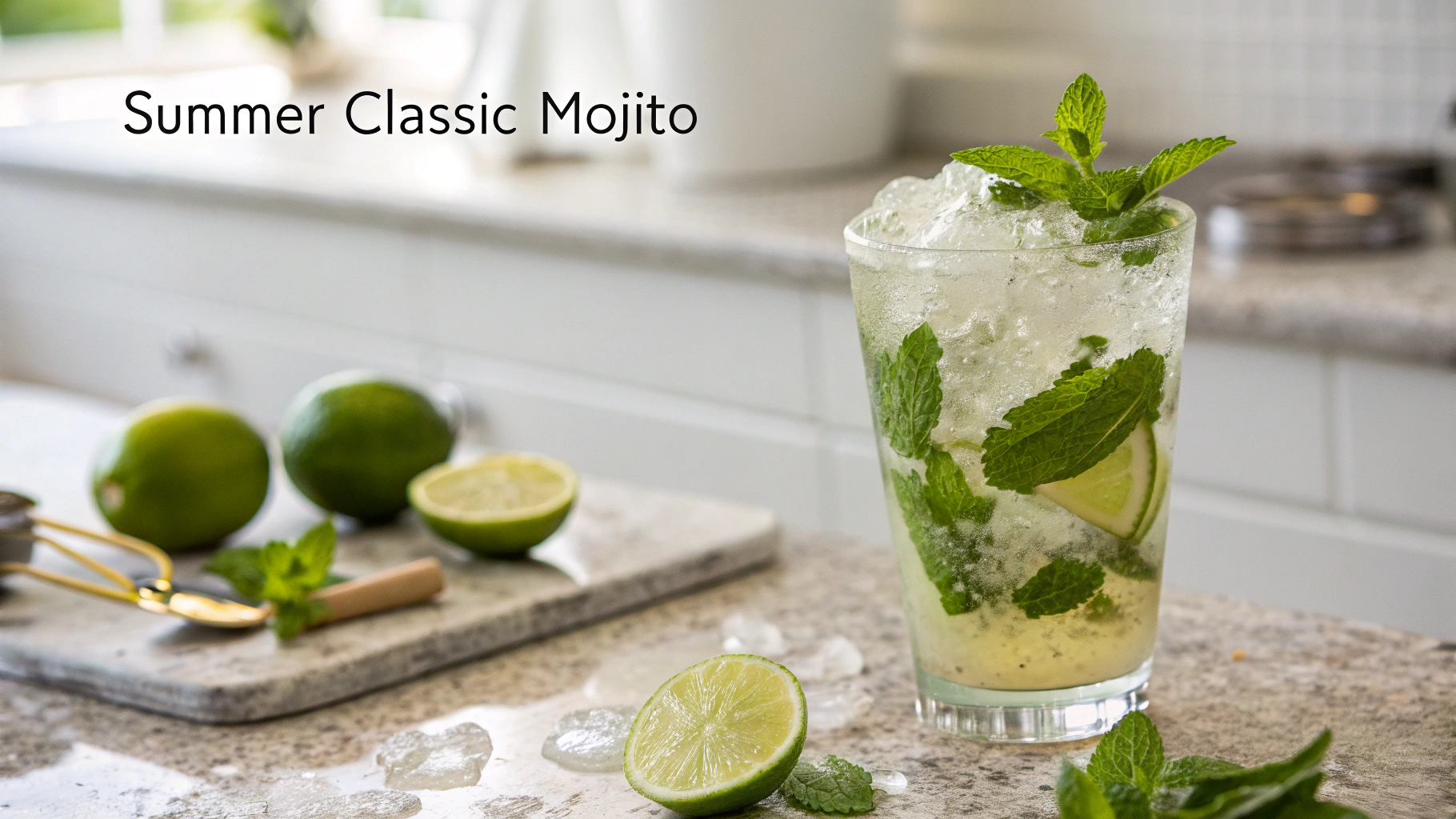 Summer Classic Mojito Drink Recipe