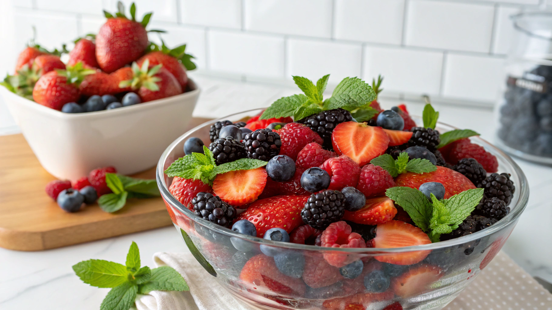 Summer Mixed Berry Fruit Salad Recipe