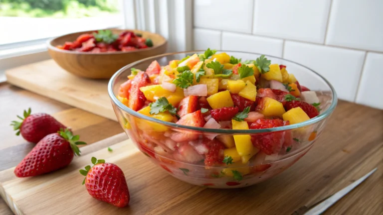 Summer Strawberry Mango Salsa Recipe