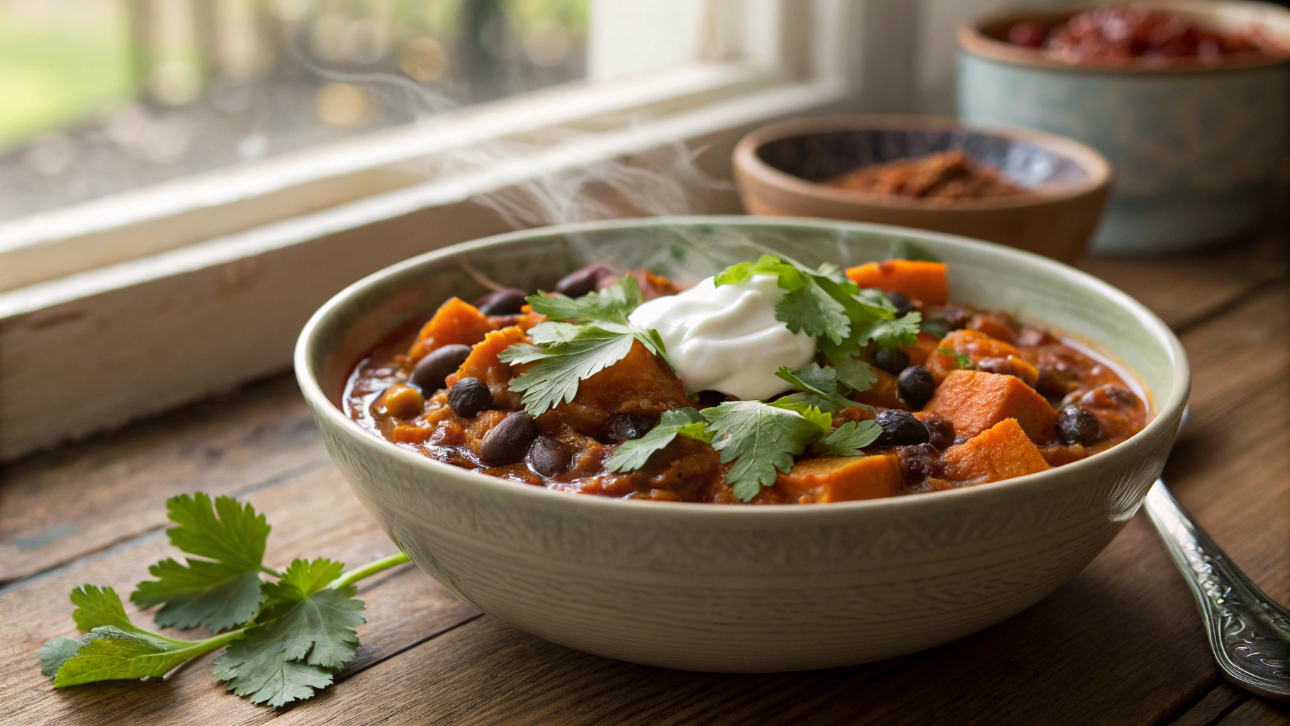 Sweet Potato Black Bean Chili Recipe