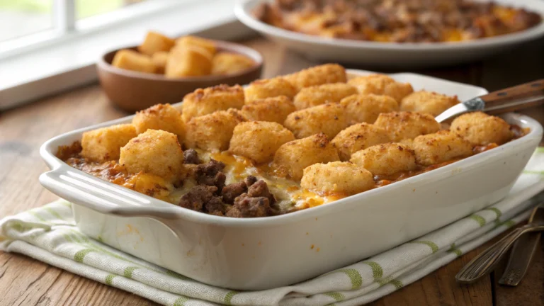 Tater Tot Casserole With Ground Beef Recipe