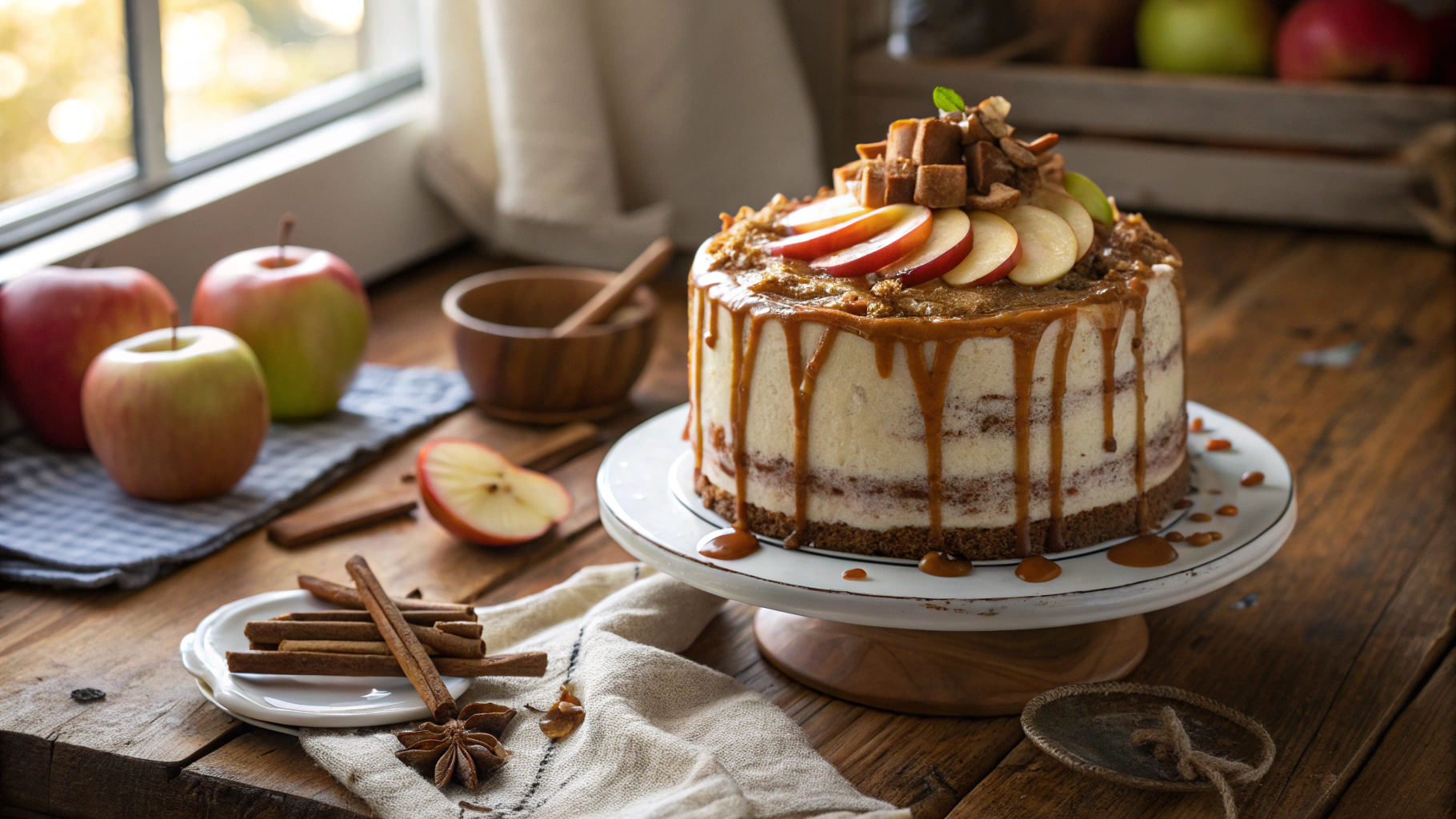 The Best Caramel Apple Spice Cake Recipe