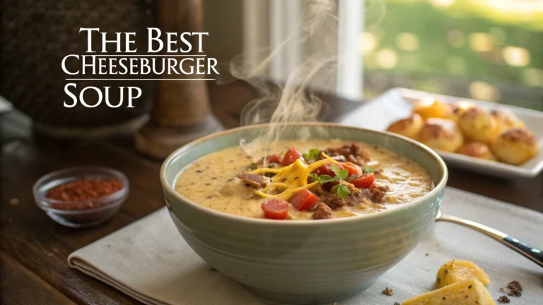 The Best Cheeseburger Soup Recipe