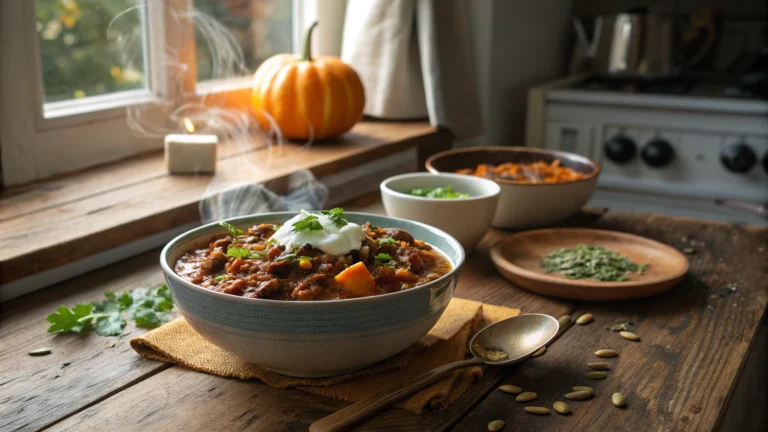 Turkey Pumpkin Chili Recipe