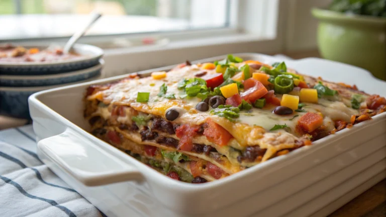 Vegetarian Enchilada Casserole Recipe