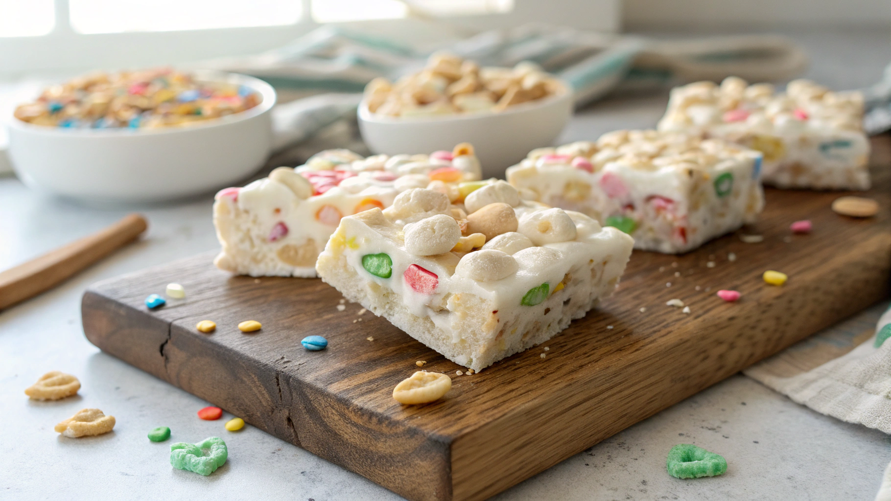 White Chocolate Lucky Charms Treats Recipe