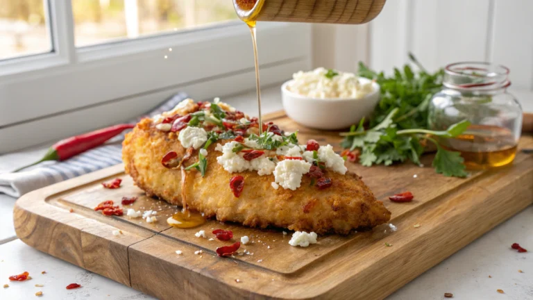 Crispy Hot Honey Feta Chicken Recipe