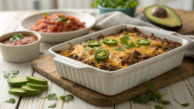 Mexican Beef And Rice Casserole Recipe