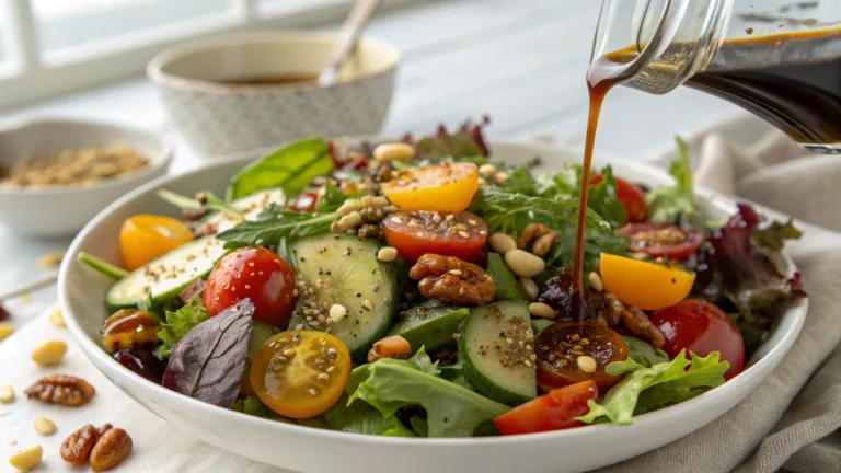 Spring Mix Salad With Balsamic Honey Dressing Recipe