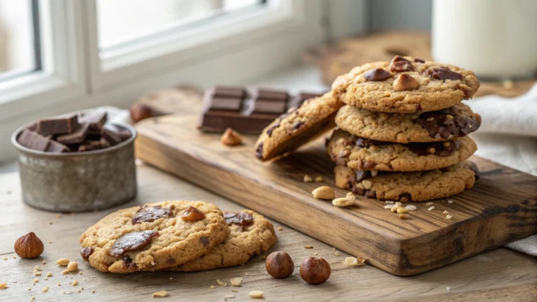 Chocolate Hazelnut Crunch Cookies
