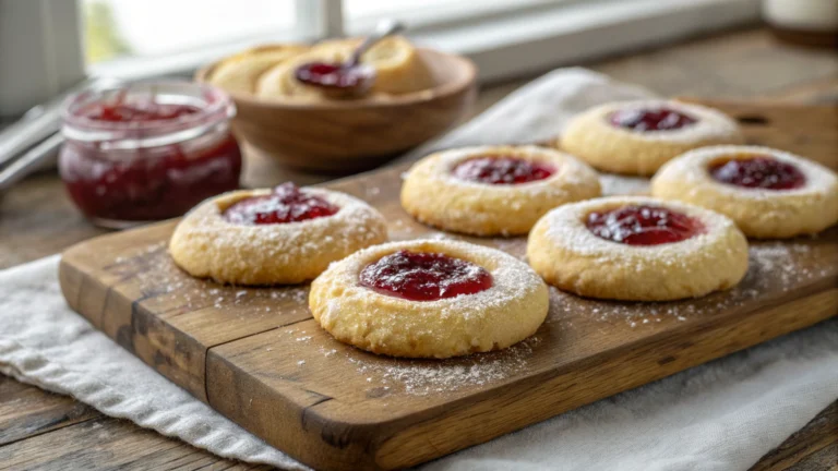 Classic Butter Thumbprint Cookies
