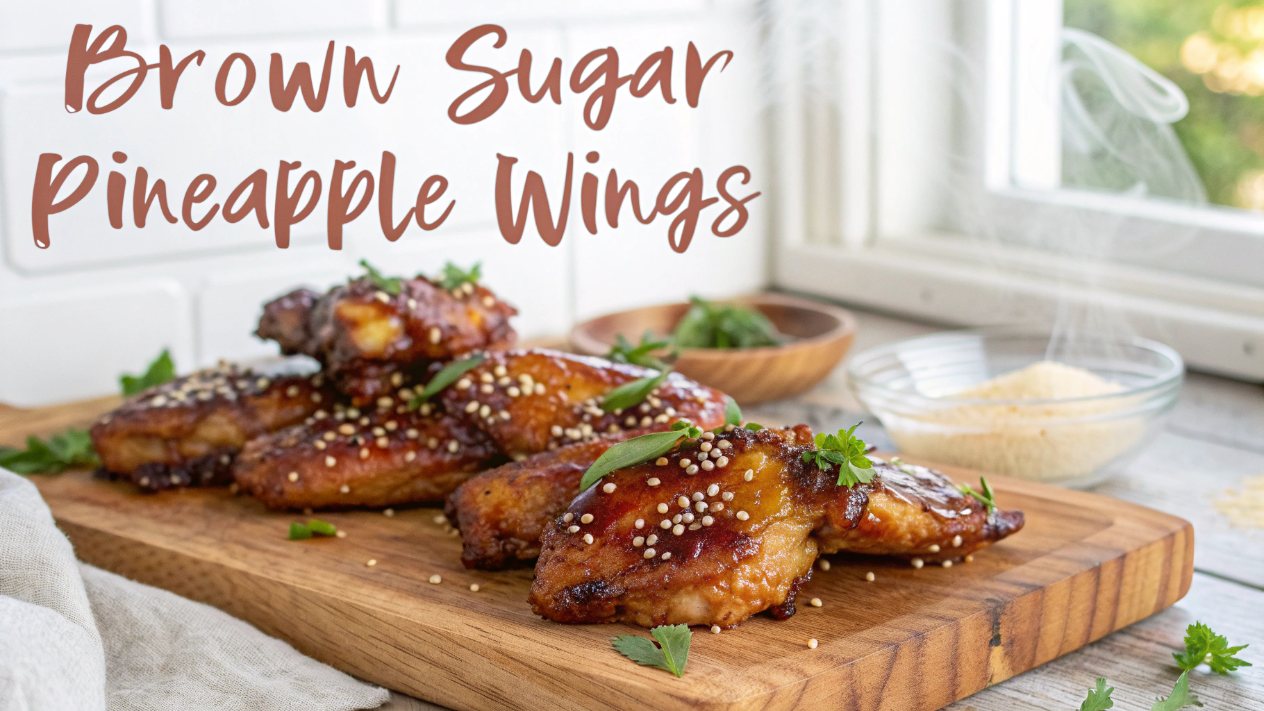 Brown Sugar Pineapple Wings