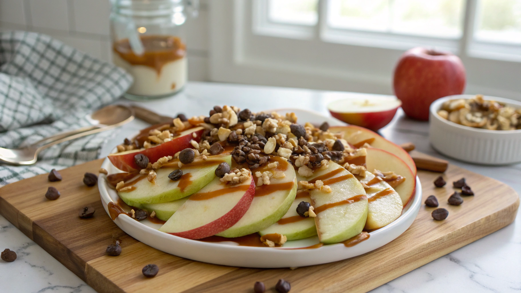 Caramel Apple Nachos