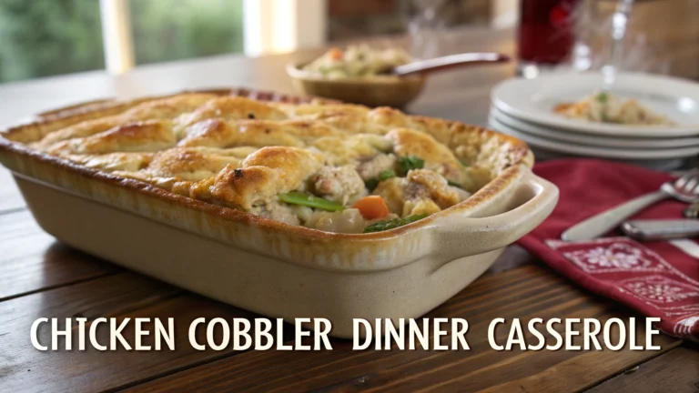 Chicken Cobbler Dinner Casserole