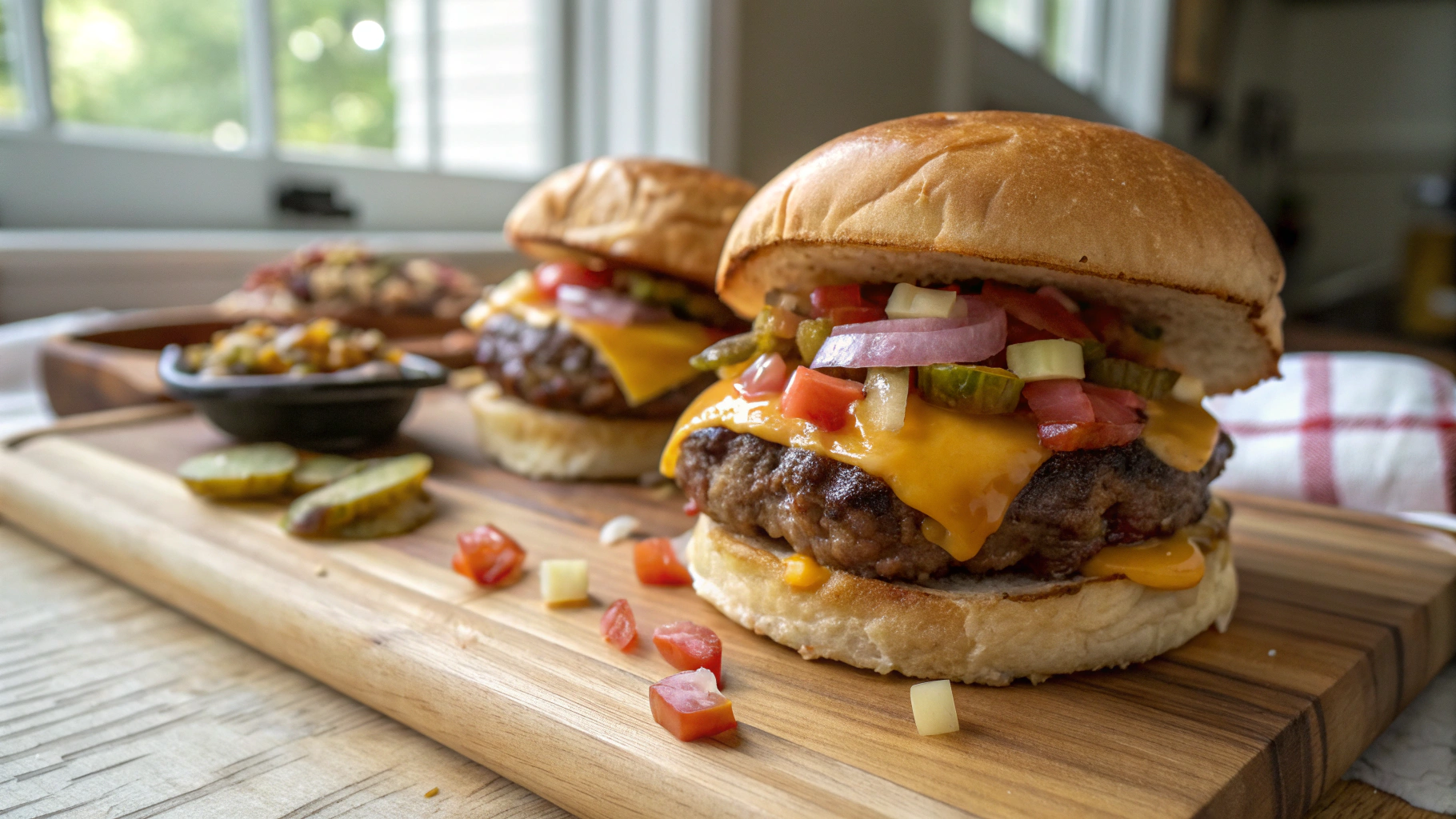 Chopped Cheeseburgers