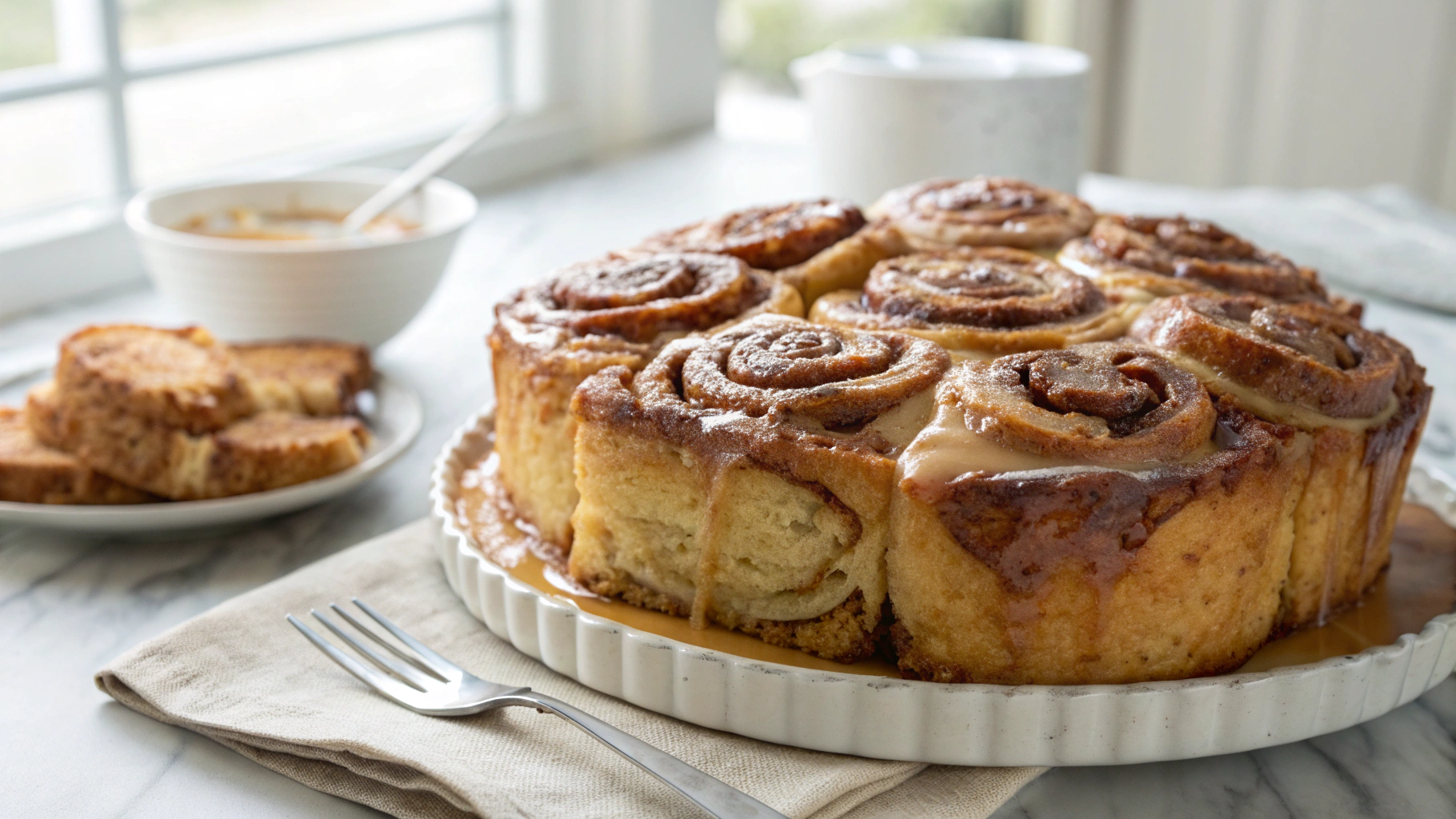 Cinnamon Roll Bread Pudding