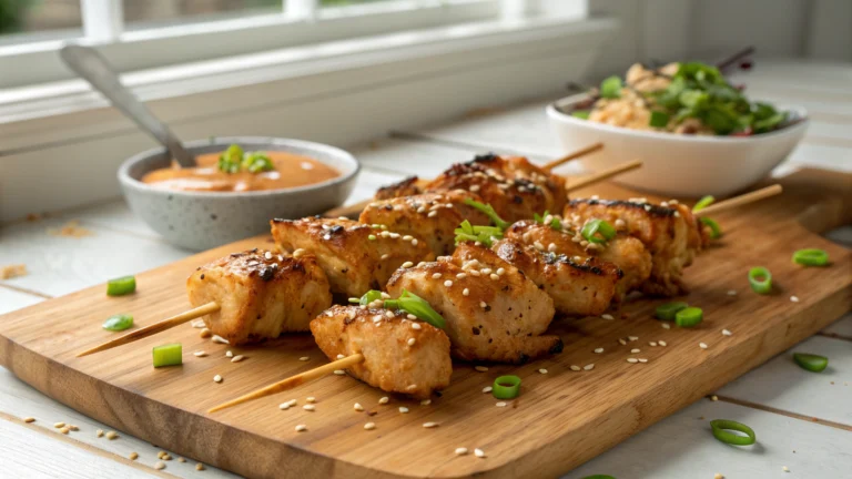 Easy and 038 Flavorful Bang Bang Chicken Skewers