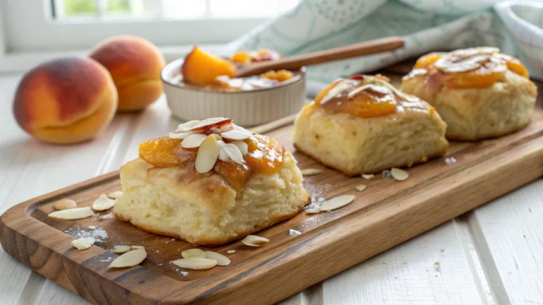 Peach Butter Swim Biscuits