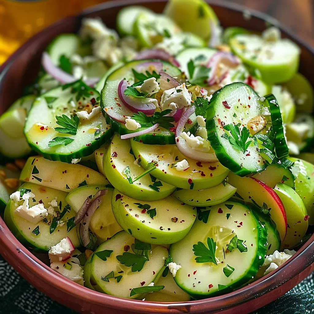 Apple Cucumber Salad: Refreshing Crunch in Every Bite